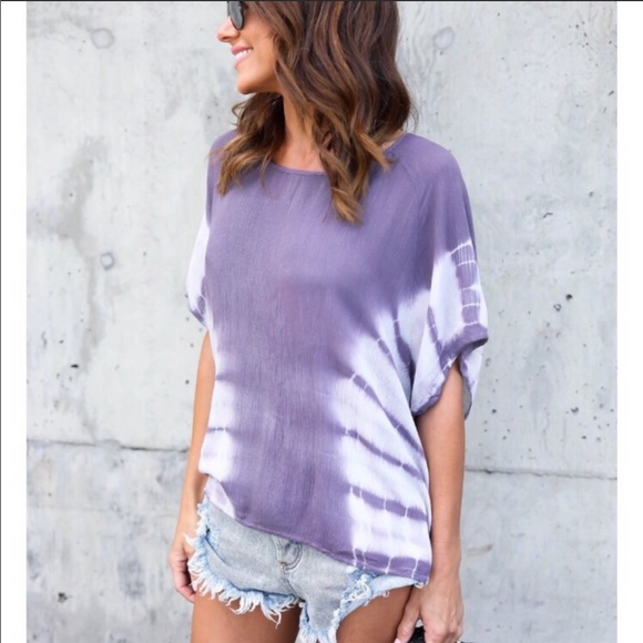 Wave Length Tie Dye Tee - Picture 3 of 4